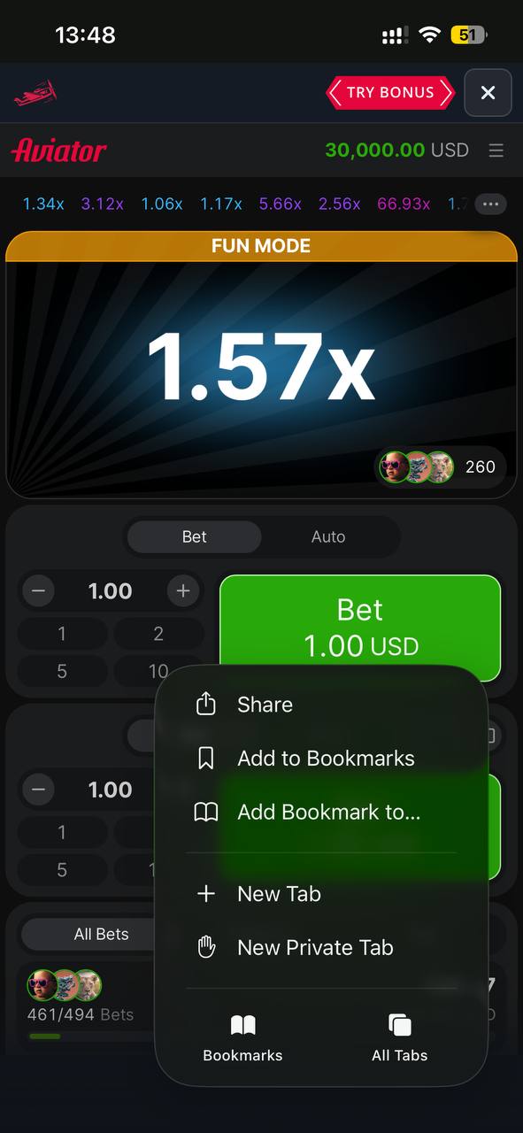 Choose Add to Home Screen