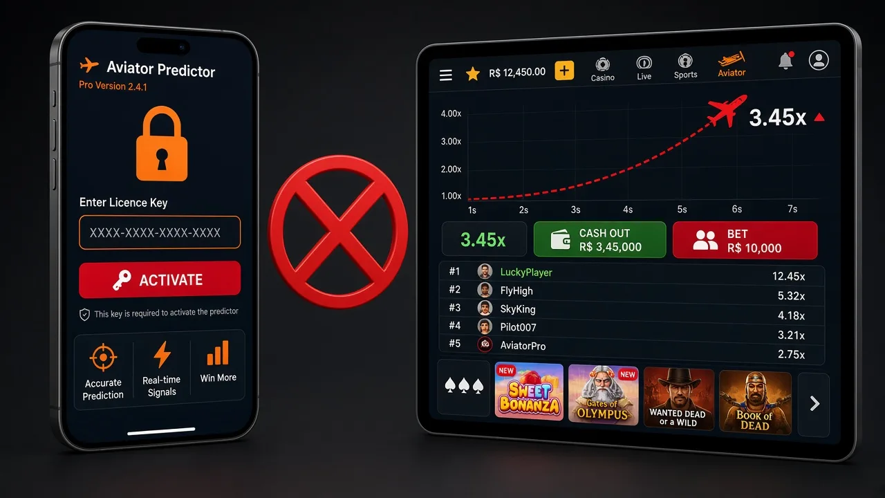 Aviator Predictor faollashtirish kaliti: nega soxta