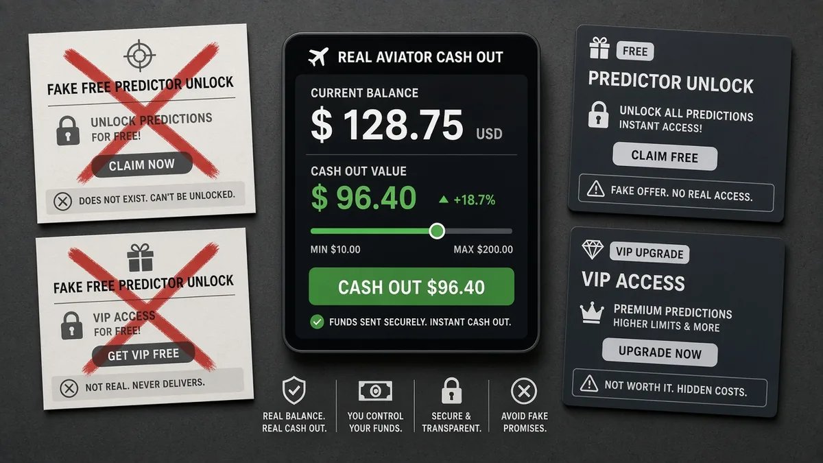 Falso sblocco di predictor Twerkzen gratis e upsell VIP contro il vero gioco crash Aviator sullo schermo di un casinò live