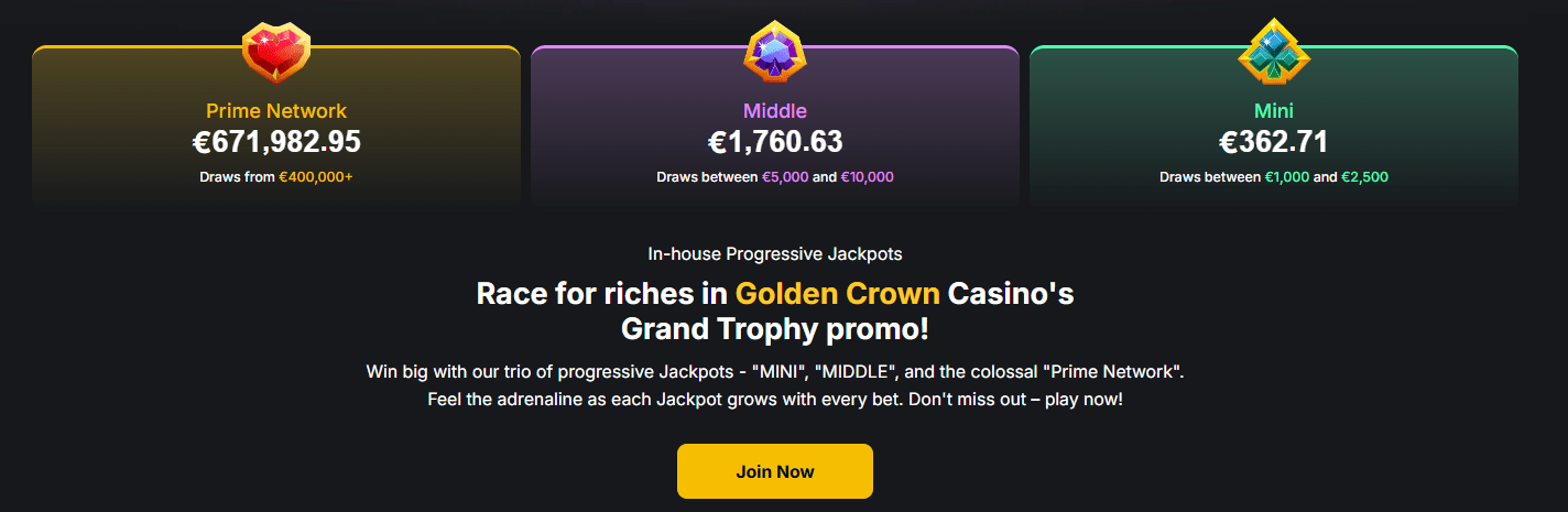 Promotions Golden Crown