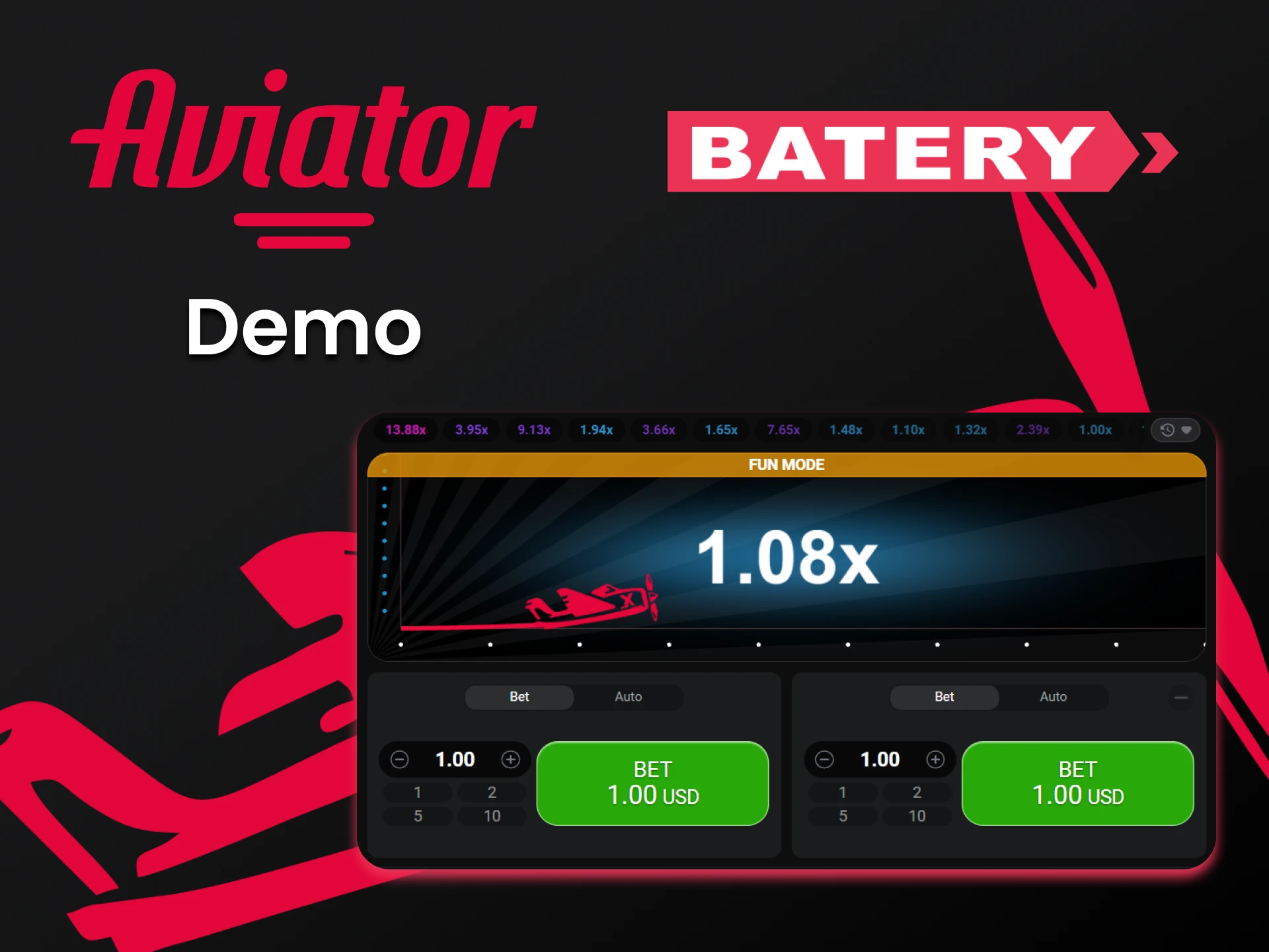 Battery Aviator Demomodus