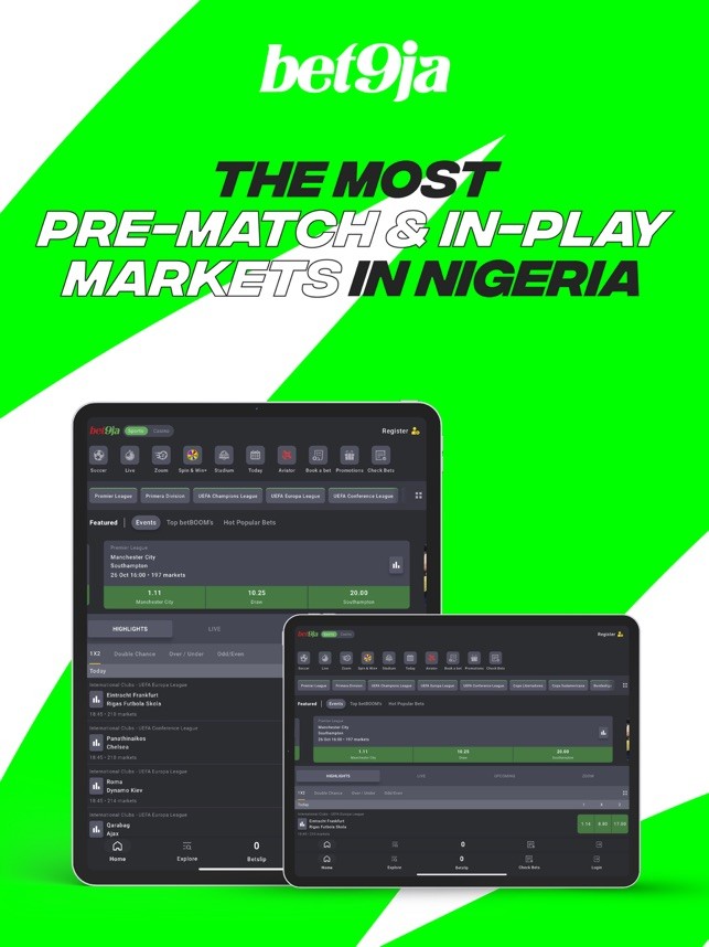 Bet9ja casino and sportsbook