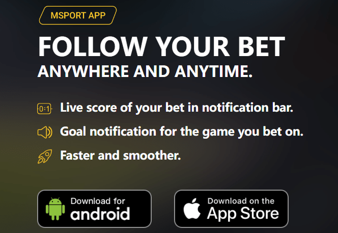 MSport téléchargement APK