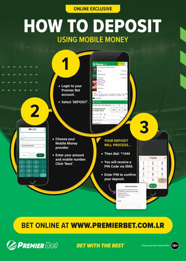 Dépôts Premier Bet