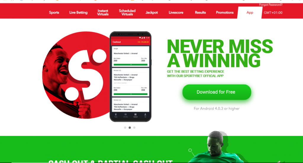 Sportybet app